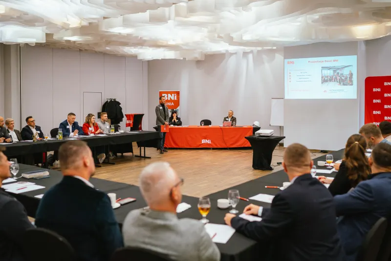 Sala podczas prezentacji na Dniu Branży Budowlanej